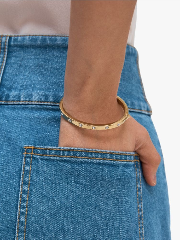 clear/gold Crossbody